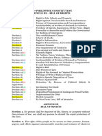 1987 Philippine Constitution (Art. Iii)