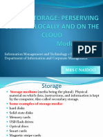 Introduction To Computers Module 8 Storage S2 21