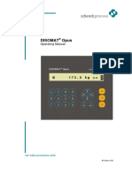 Operating Manual of Disomat Opus