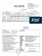 SS416 Round Bar Mill Cert - 69-6X850