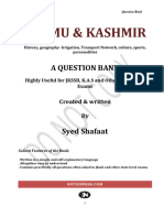 J&K GK - Ques - Bank