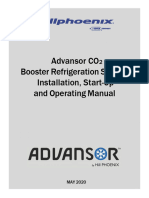 CO2 Booster Refrigeration System Installation, Start-Up and Operating Manual - Advansor