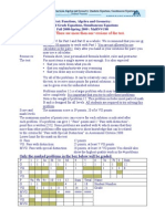 Solution+Test MaBNVCO08 V2 Functions Algebra Geometry Quadratic Equations Simultaneous Equations