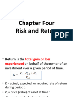 Chapter 4 Risk and Return