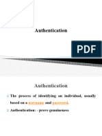 Authentication