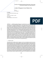 A Characterisation Study of Singapore Lower Marine Clay