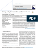 Numerical Studies of Co-Axial Travelling-Wave Ther