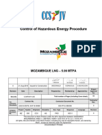 MZ-000-CCX-HS-PRO-00011 Control of Hazardous Energy Procedure Rev 0