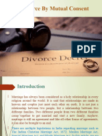 Divorce by Mutual Consent