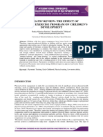 Systematic Review: The Effect of Plyometric Exercise Program On Children S Development