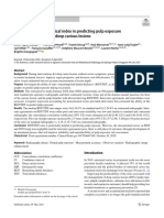 Place of A New Radiological Index in Predicting Pulp Exposure Before Intervention For Deep Carious Lesions