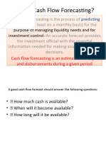 What Is Cash Flow Forecasting