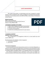 Module 3 Joint Arrangements