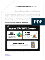 Top Mobile App Development Companies in USA