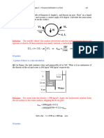 Q1. A solid cylindrical needle of diameter d, length L, and density ρn may "float" on a liquid