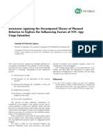 Applying The Decomposed Theory of Planned Behavior To Explore The Influencing Factors of NTC App Usage IntentionJournal of Function Spaces