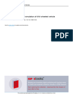 Dynamic Modeling and Simulation of 4X4 Wheeled Veh