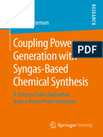 Coupling Power Generation With Syngas-Based Chemical Synthesis A Process Chain Evaluation From A Power Plant Viewpoint