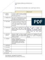 Minitask 2 - Assessment in Learning 1 2