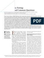 Exercise Stress Testing: Indications and Common Questions