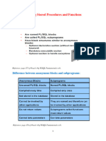 3 - Stored Procedures and Functions