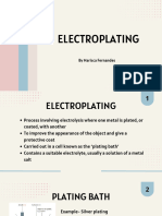 Electroplating and Fuel Cells