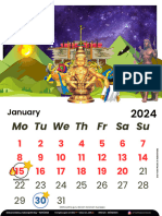 Ayyappadevoteess 2024 Calendar