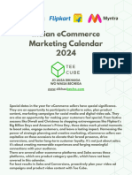 Indian ECommerce Marketing Calendar 2024 Tee Cube