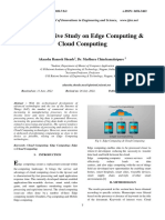 A Comparative Study On Edge Computing & Cloud Computing: Akansha Ramesh Shende, Dr. Madhura Chinchamalatpure