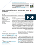 Amani-Two New Soil Moisture Índices Based On The NIR-red Triangle Space of Landsat-8 Data