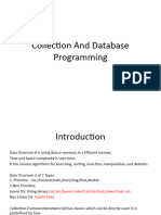 Collection and Database Programing PART1