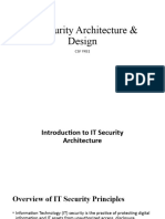 IT Security Architecture & Design 1