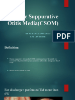 Chronic Suppurative Otitis Media (CSOM)