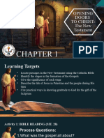 Chapter 1 Opening Doors To Christ The New Testament1