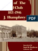 Story of The Sindh Club 1871-1946 by J. Humphrey