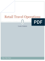 Retail Travel Operations Task Three