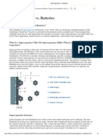 Supercapacitors vs. Batteries