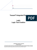 Tessent Integrated Flow Lab5 Logic Test Creation