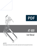 AT800 Treadmill UserManual