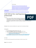 Abap CDS Views Imp Doc End To End