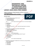 Digital Radiography and Pacs 3RD Edition by Carter Chapter 1 9 Questions With Answers and Explainat