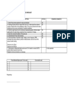 Jockey Pump Preventive Maintenance Checklist