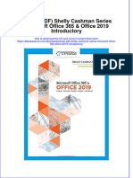 Ebook Ebook PDF Shelly Cashman Series Microsoft Office 365 Office 2019 Introductory All Chapter PDF Docx Kindle