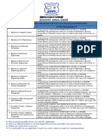 2024 Entry Requirements