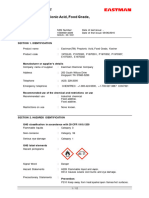 Hoja de Seguridad Acido Propionico