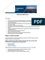 CISA Communtiy Bulletin February 2024