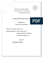 Informe #7 Ondas Estacionarias