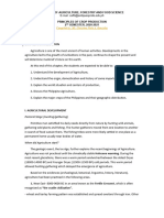 Module I - Principle of Crop Production