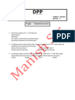 Thermodynamics DPP 5