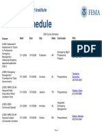 Course Schedule Export